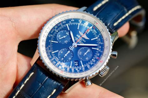 breitling navitimer 01 blue|Breitling Navitimer 01 review.